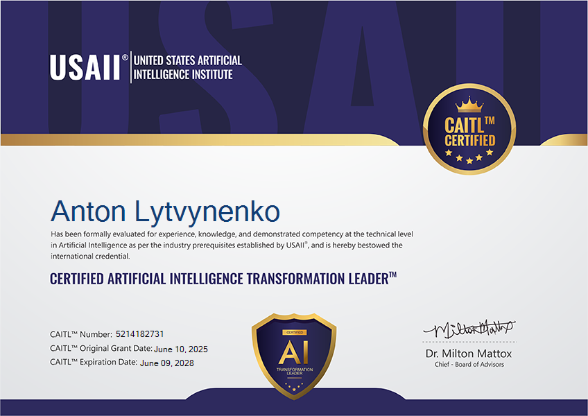 CAITL — Anton Lytvynenko